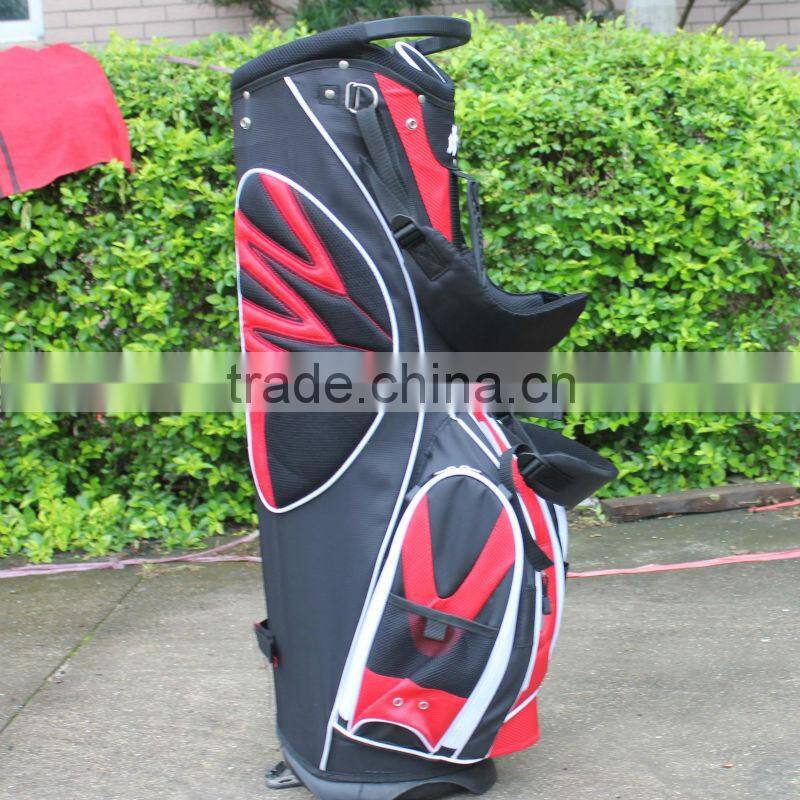 2015 cool design golf stand bag with cooler pocket