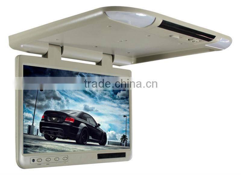 22 inch Digital Panel car flip down monitor/roof lcd car monitor
