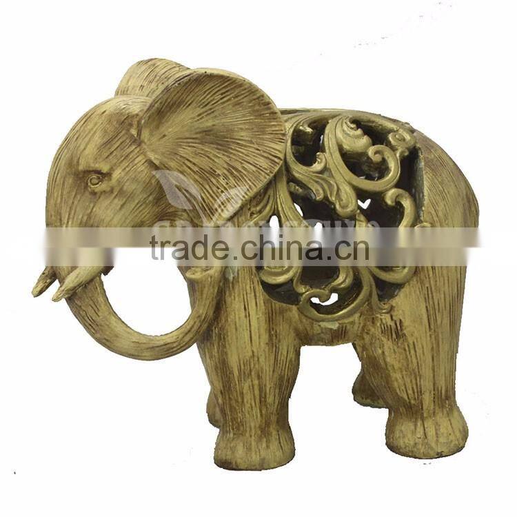 rohs led lights elephant Figurine light , new brand name led light, Resin material led light product