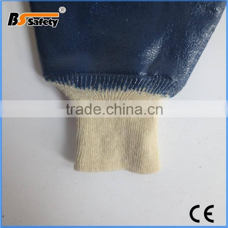 BSSAFETY softtextile nitrile industrial gloves softtextile garden gloves