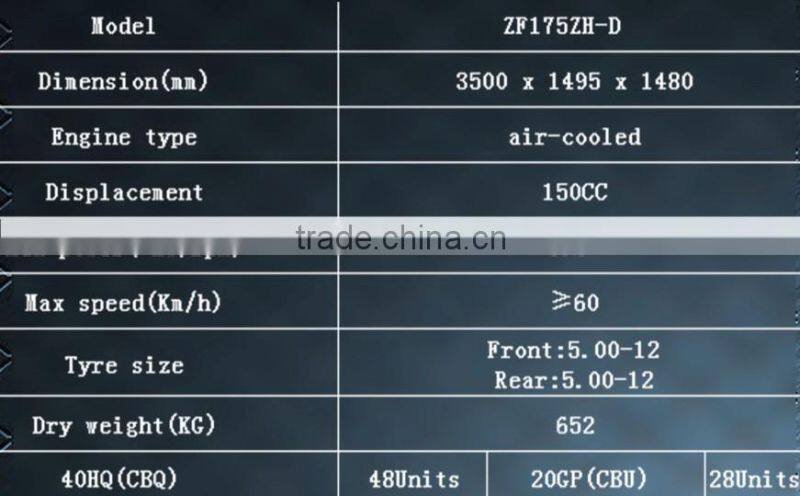 175cc ZF-KY Three Wheel Motorcycle cheap for sale ZF175ZH-D