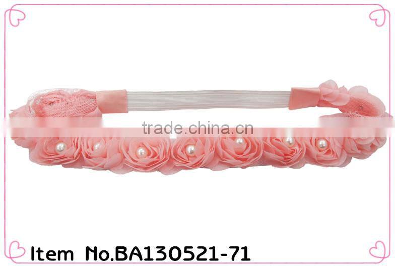 summer girls crochet flowers headwrap