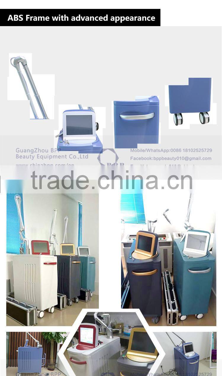 Q Switched Nd:YAG Laser Tattoo Removal , Pore Refining Machine / q switched laser
