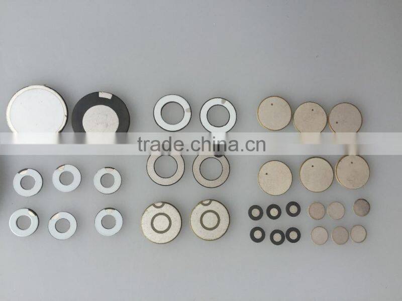 16mm pzt material piezoelectric ceramic with different size function frequency
