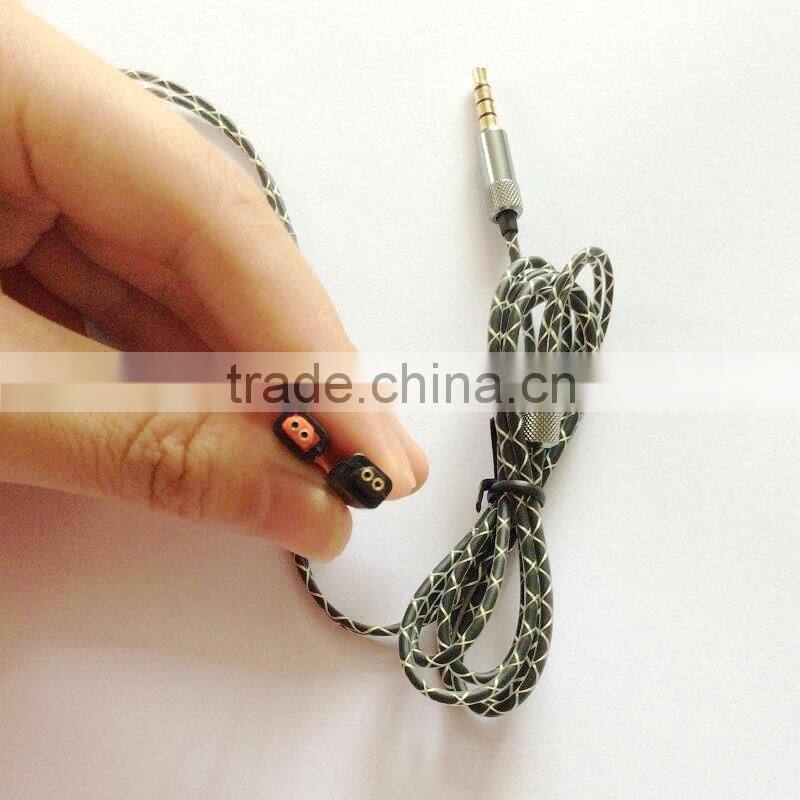 Snake Skin DIY Repair Wire Replacement Upgrade Cable For Audio. Technica ATH IM01 IM02 IM03 IM04 IM50 IM70 Headphones With Mic