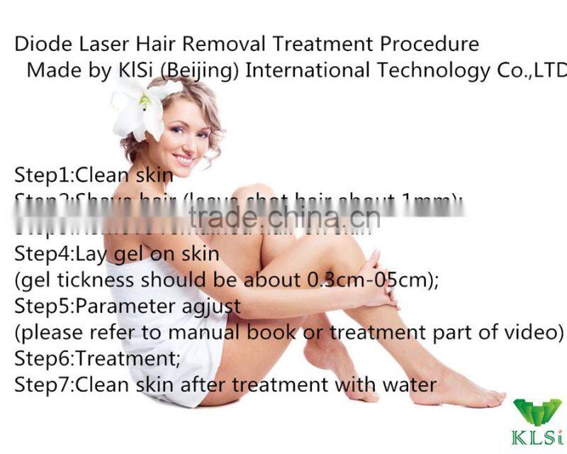 600W Painfree Portable Diode Laser Hair Removal Machine Tec Cooling