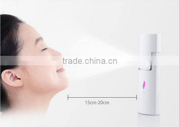 Christmas gift economic handle home use portable mini personal humidifier facial sauna equipment