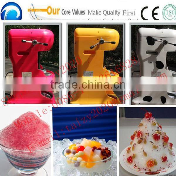 Snow ice Freezer with ice shaver machine
