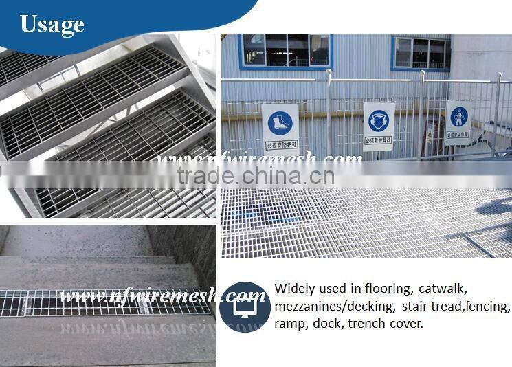 2016 Best price hot dip galvanized steel grating/Steel Grating Panel(Guangzhou Factory)