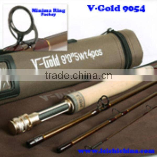 30T+36T SK 9ft #5 7sec V-Traveller 9057 carbon fly fishing rod