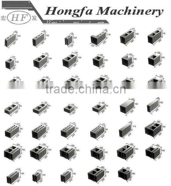 QT10-15 Large concrete block making machine / hydroform brick machinery in China / concrete block making machine factory