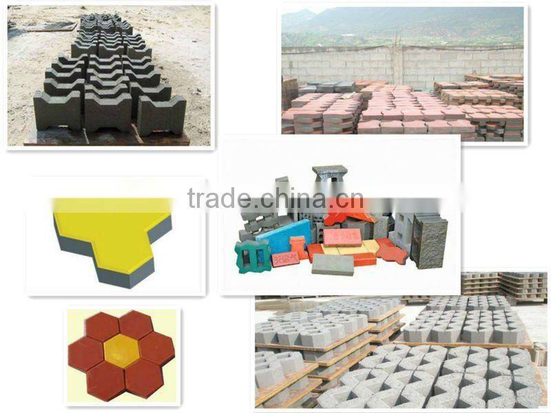 QT10-15C germany design automatic concrete interlock brick machine
