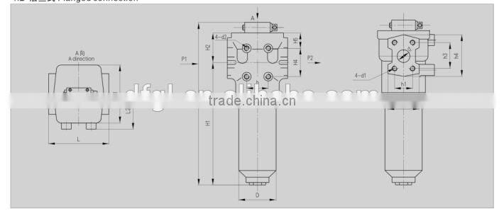 Pressure Hydraulic Filter PLF-110* High Pressure Oil Line Filter (160bar)