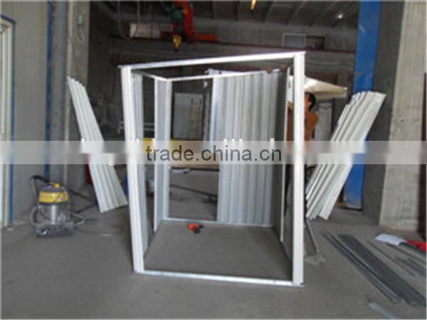 6*4 ft galvanized frame garden shed