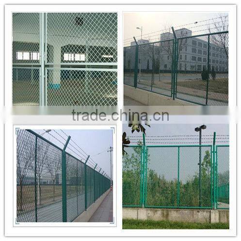 Expanded Metal Fence