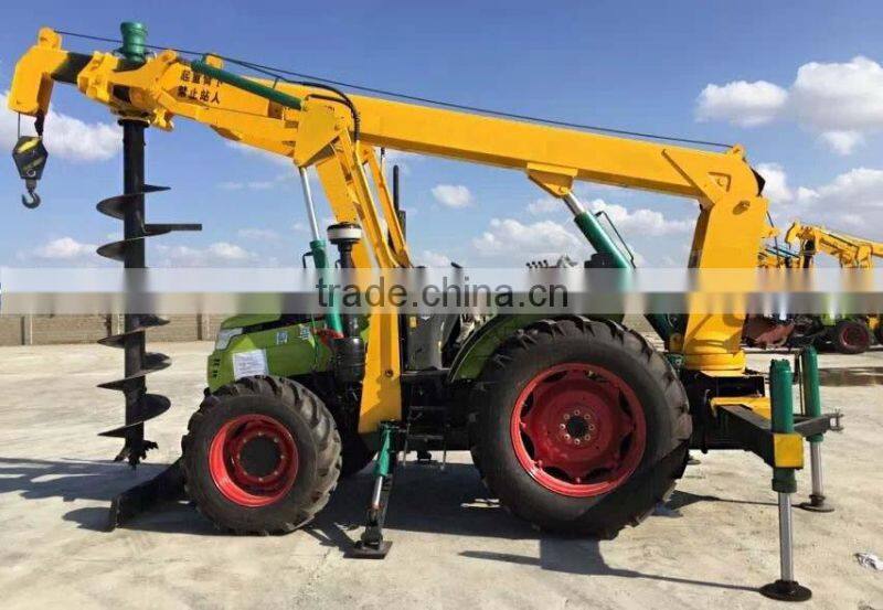 The best Earth Auger Wire rod digging machine bored piling equipment in China