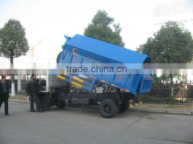 dongfeng 4x2 self dumping refuse truck