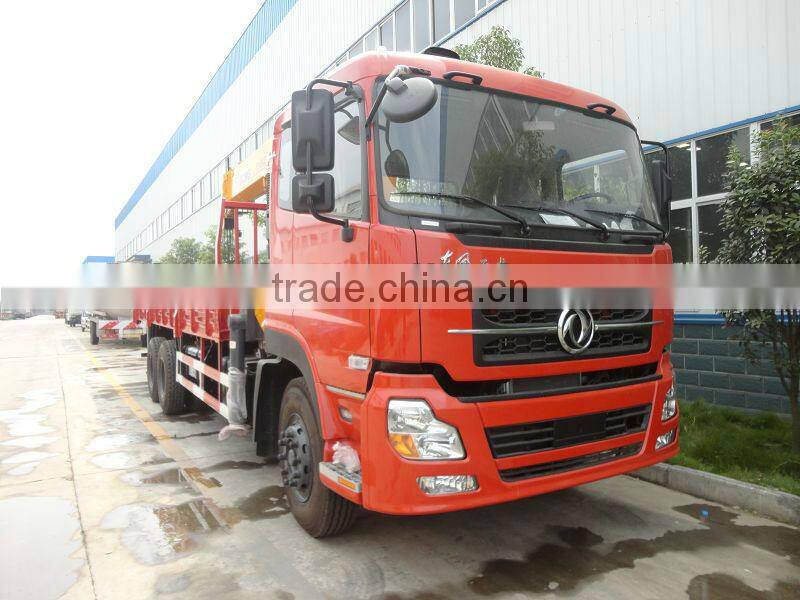 dongfeng 4x2 ranger crane truck, crane truck mounted water tank