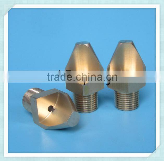 1/4",3/8",1/2",3/4" BSPT or NPT brass narrow angle flat fan spray nozzle