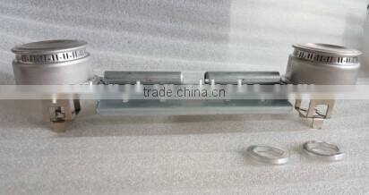 Gas Range Double Burner Assembly