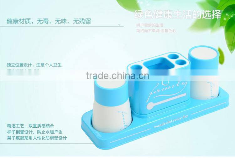 Fashional toothbrush cup and holder sets lovers --pink 342