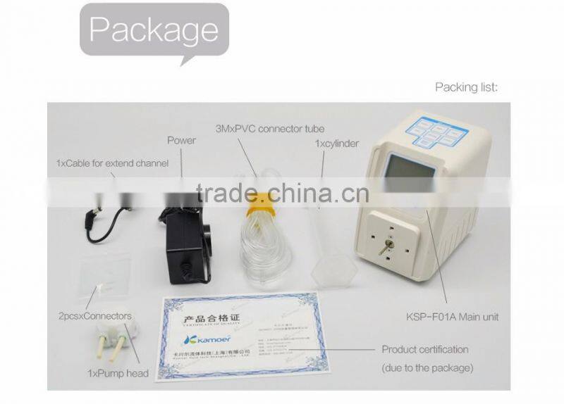 Kamoer KSP-F01A pump machine each time dosing liquid 1ml-1000ml