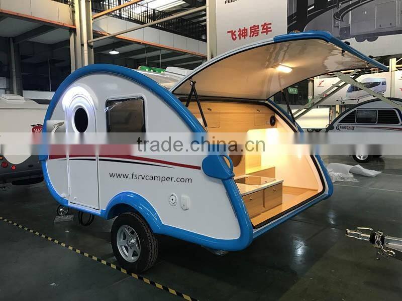 Fiberglass Teardrop Caravan FS-9010 motor home travel trailers