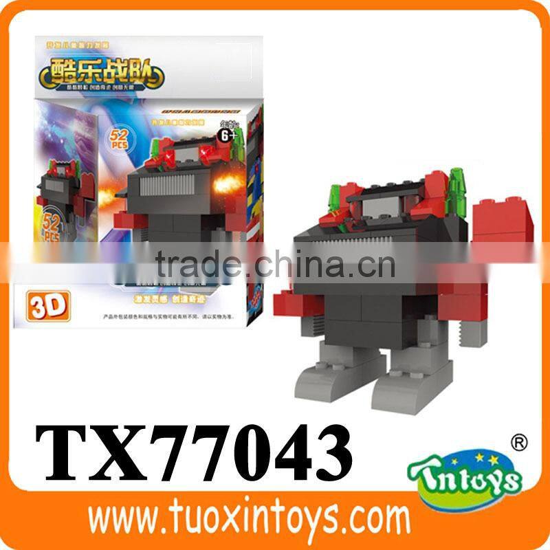 plastic panda design building blocks toys direct factory