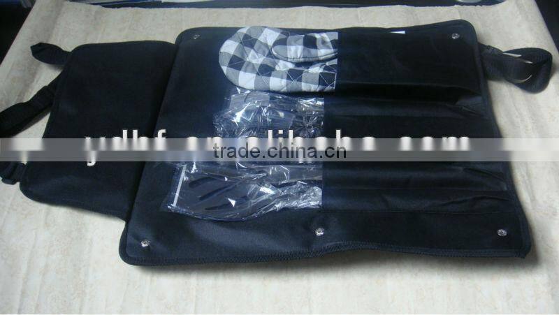 0400001 High quality stainless steel BBQ tool set of 4, barbecue cutlery set