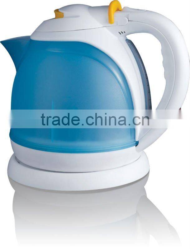 cordless electric kettle with LED light
