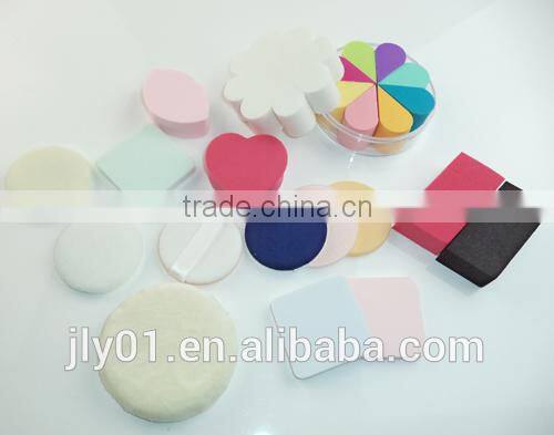 2015 Various shapes Natural Face Cleaning Sponge Puff