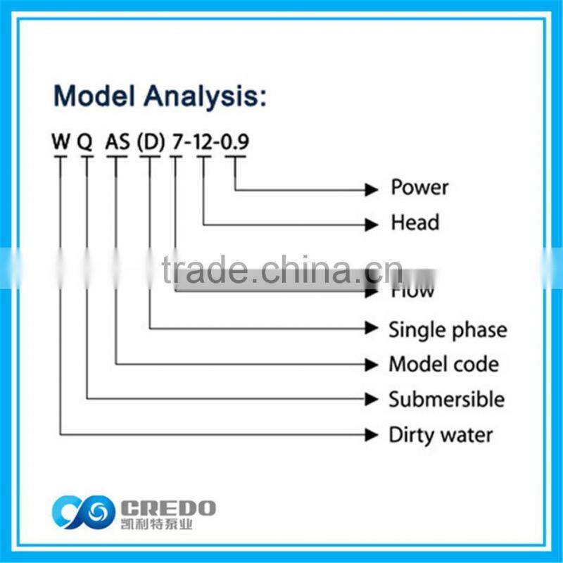 centrifugal submersible sewage pump