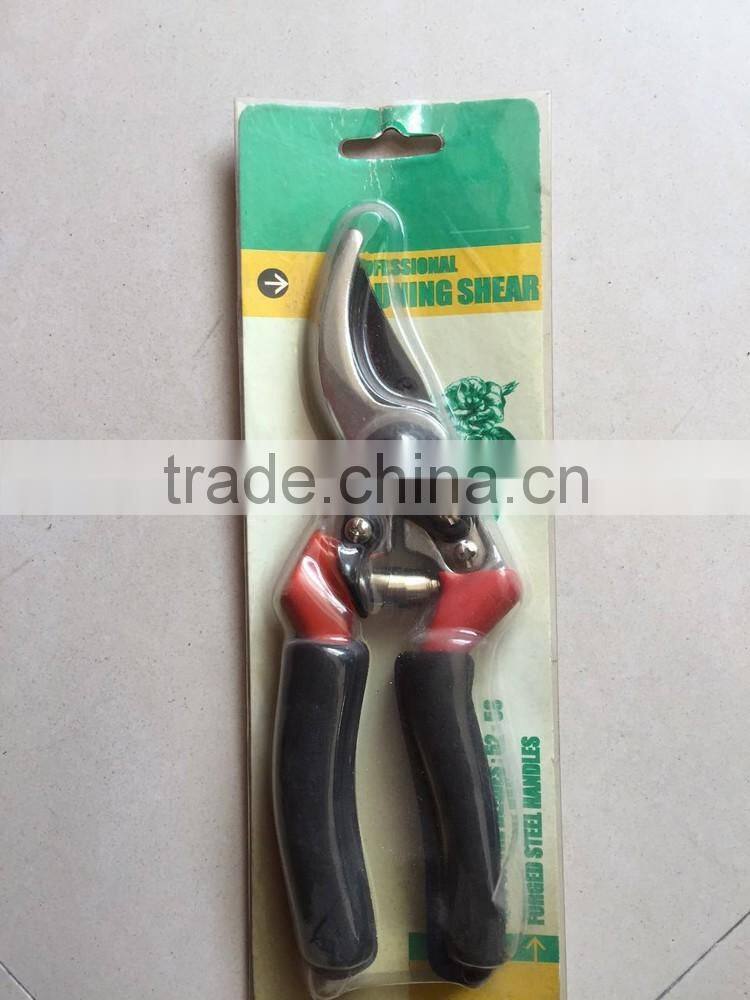 professional aluminium bypass hand garden pruner/shear