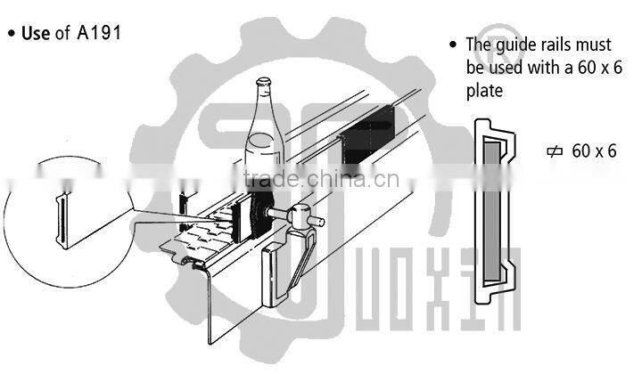 Conveyor Components A191 Reinforced Conveyor Side Guardrail