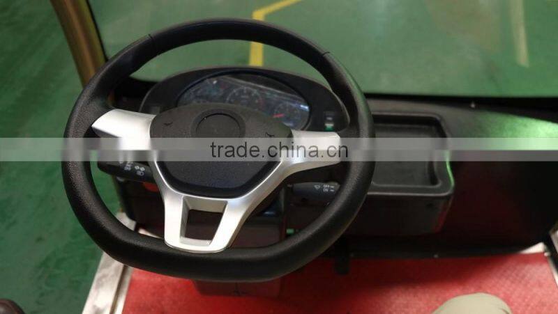 Latest model amusement park 14 passenger electric tourist shuttle bus