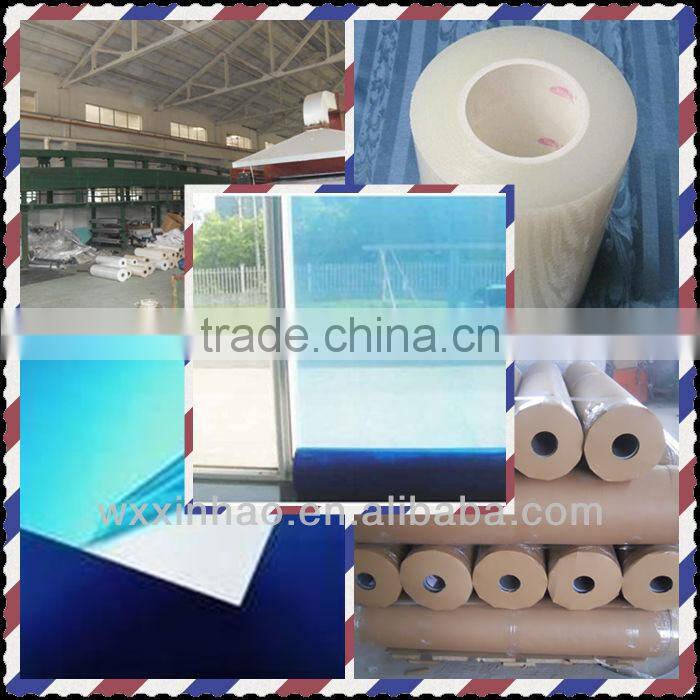 temporary blue protective film for glass