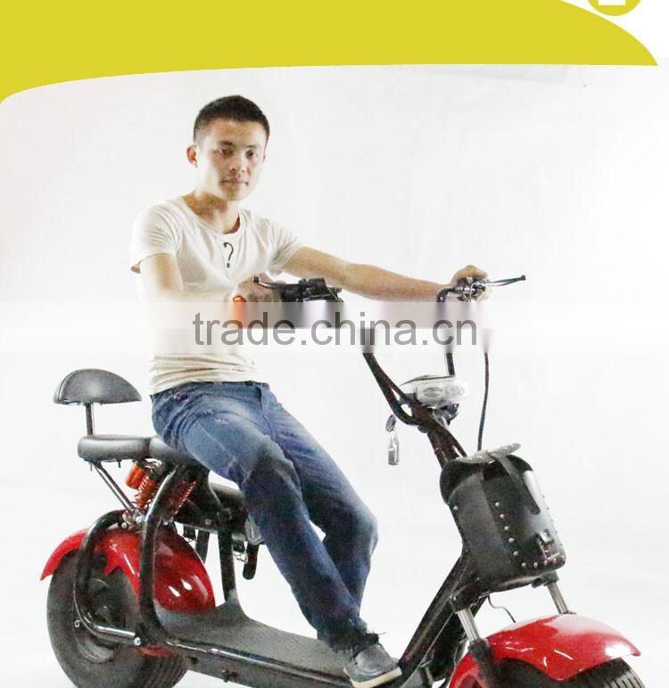 Leadway 60v 800w harley electric scooter e-scooter citycoco with handle bar(L16-08a)