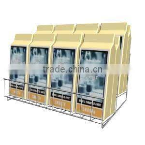 free stand library magazine display rack