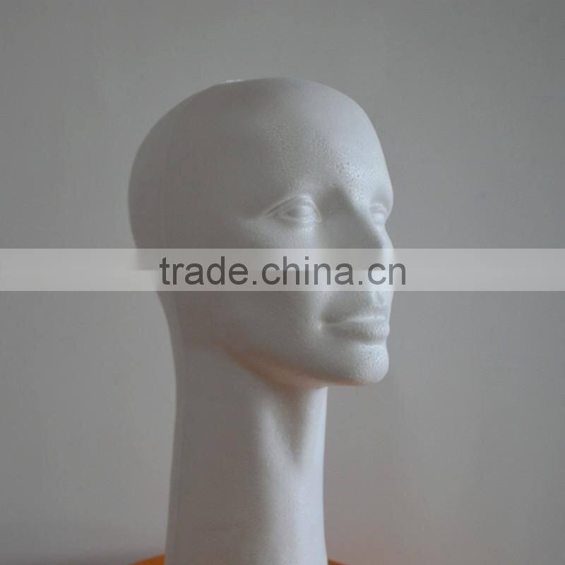 Female Styrofoam Model Wig Hats Caps Glasses Long Neck Display Mannequin Head