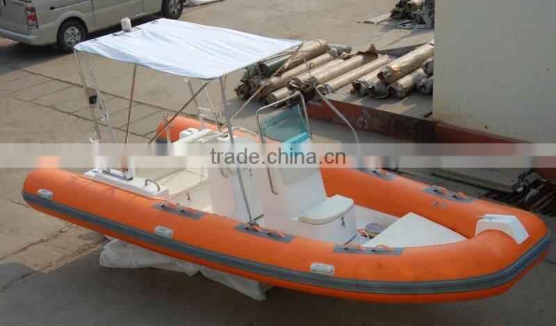 RILAXY 5.8m rigid hull inflatable boat with outboard motor for sale