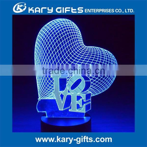 football,car, fish shape night light 3D art deco led table lamps 3D home decoration kids gift light