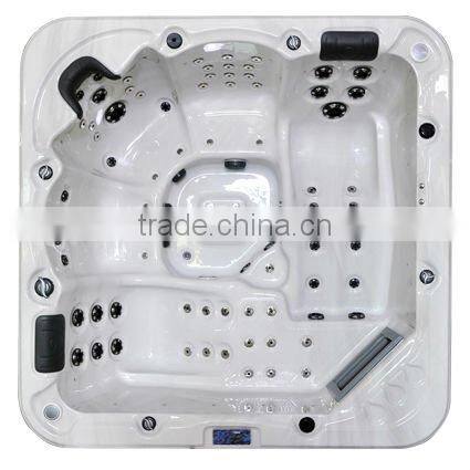 Acrylic Material and Corner,Center Drain Location bathroom tub for jakuziy