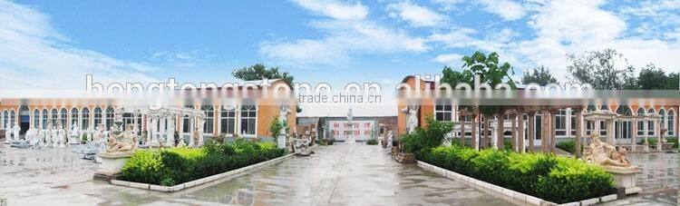 Beautiful hot sale garden large stone fountain with circle pool