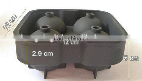 silicone sphere ice mold tray &Sphere Ice Cube Ball Mould Maker Bar Drink