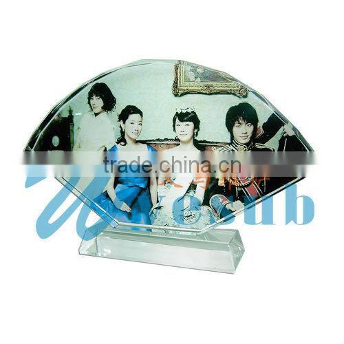 2015 new arrive DIY Sublimation blank crystal cubes for engraving