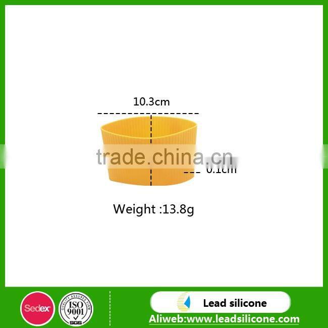 Silicone Cup With Cup Sleeve High Temperature Resistent Silicone Cup Sleeve