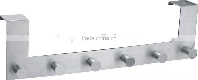 Bathroom Stainless Steel Over Door Towel Hook,Clothes And Hat Hook