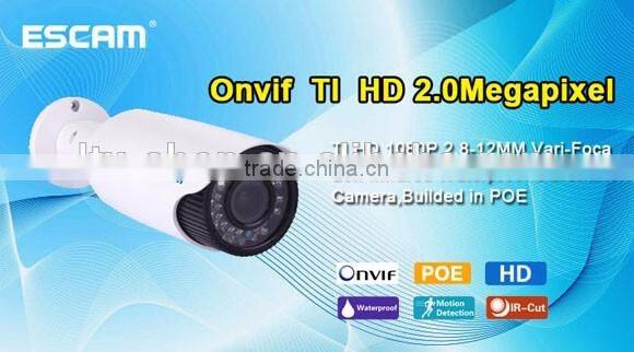 Popular CCTV Camera Escam HD3300V 3.0 Megapixel 2.8-12mm Lens Varifocal 1080P HD IP Camera For Wholesale