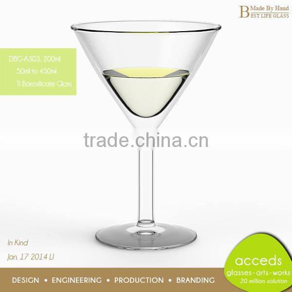 Crystal Novelty Personalized Handmade Stemware Soft Drink Cup