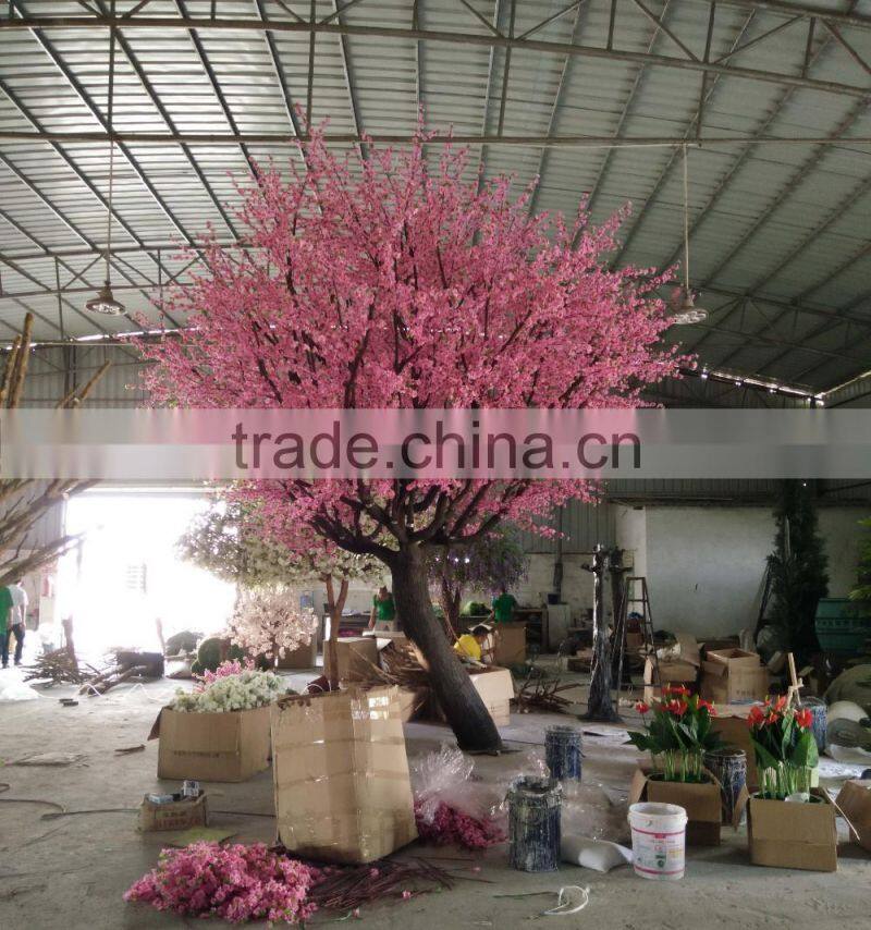 new products artificial huge peach blossom tree for decoration
